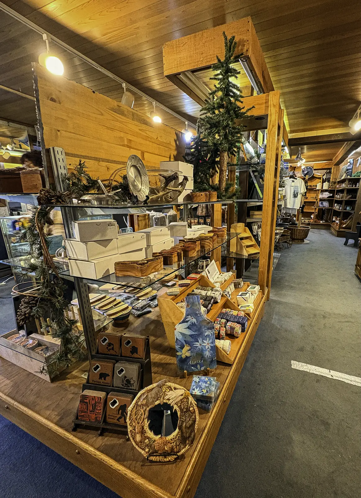 Books, décor, and Alaska keepsakes