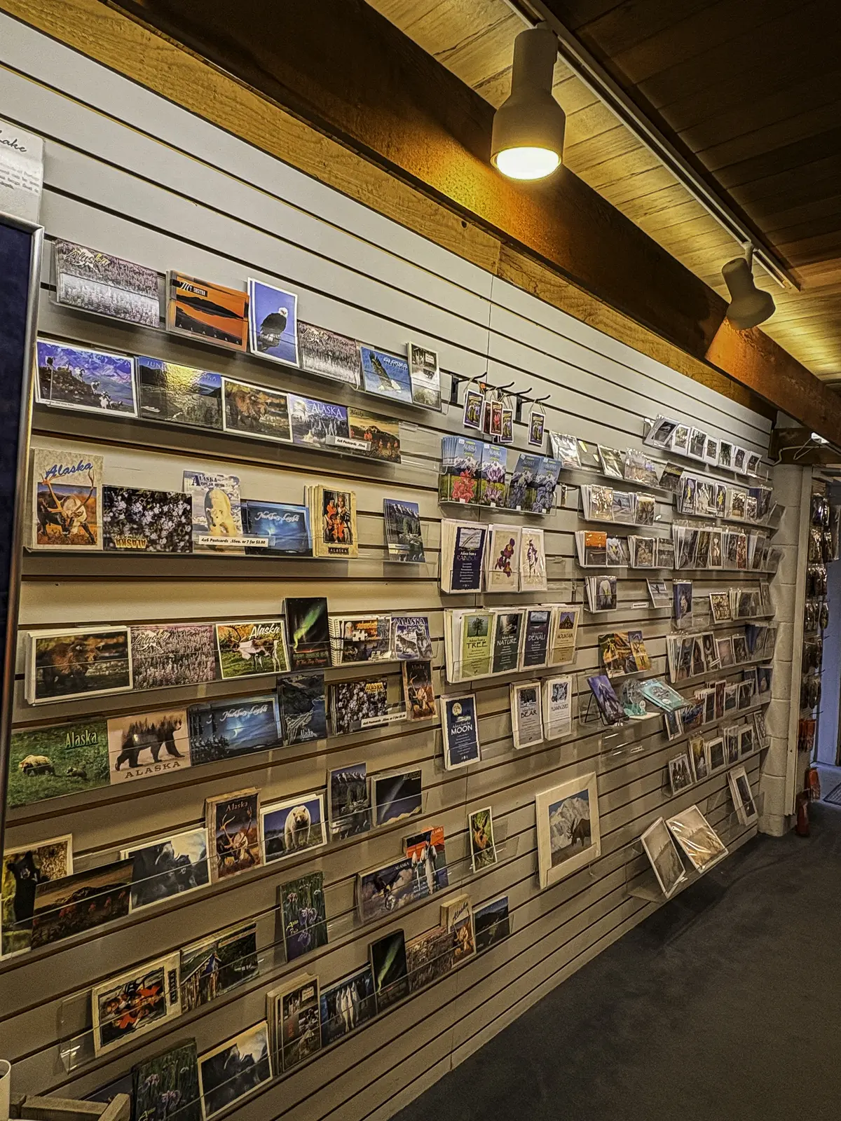 Postcards and small Alaska souvenirs